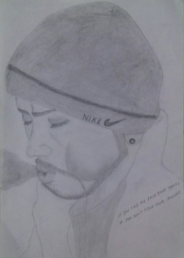 Pencil Sketch Of Mikey By Saurabh Anand