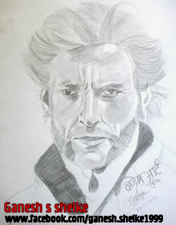 Pencil Sketch By Ganesh S Shelke - DesiPainters.com
