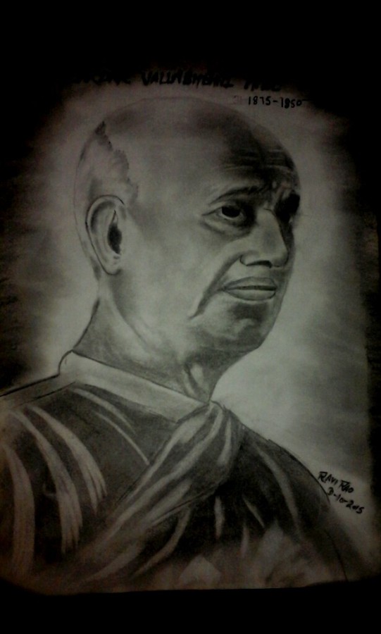 Pencil Sketch Of Sardar Vallabhbhai Patel