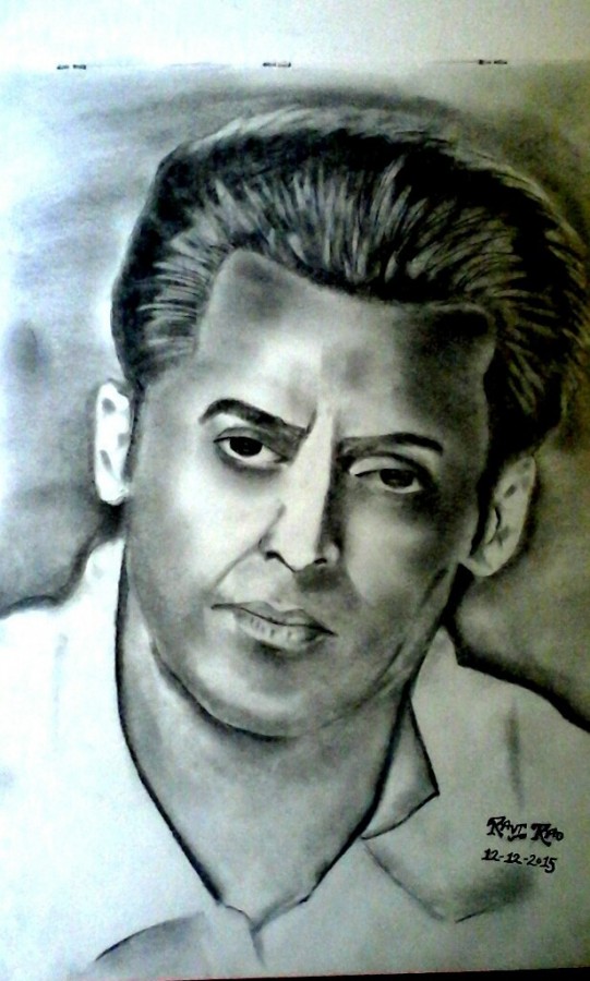 Pencil Sketch Of Salman khan - DesiPainters.com