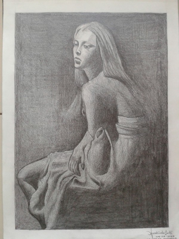 pencil sketch – Aurobinda Sethi - DesiPainters.com