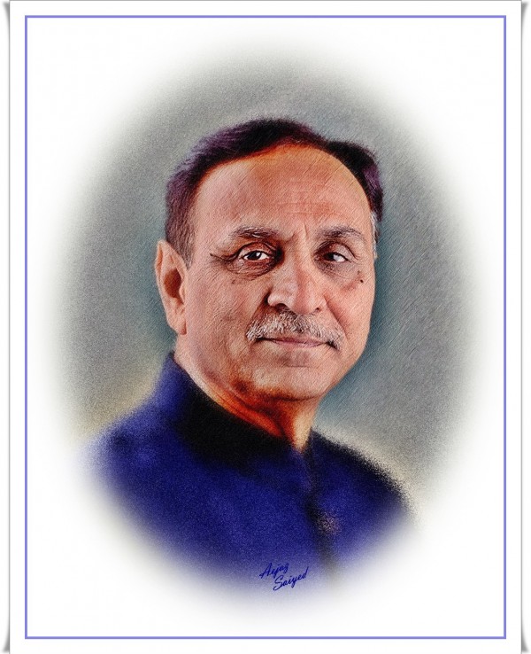  Digital Painting Of Vijay Rupani