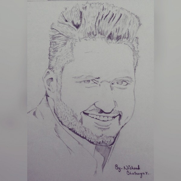 Pencil Sketch Of Jassi Gill