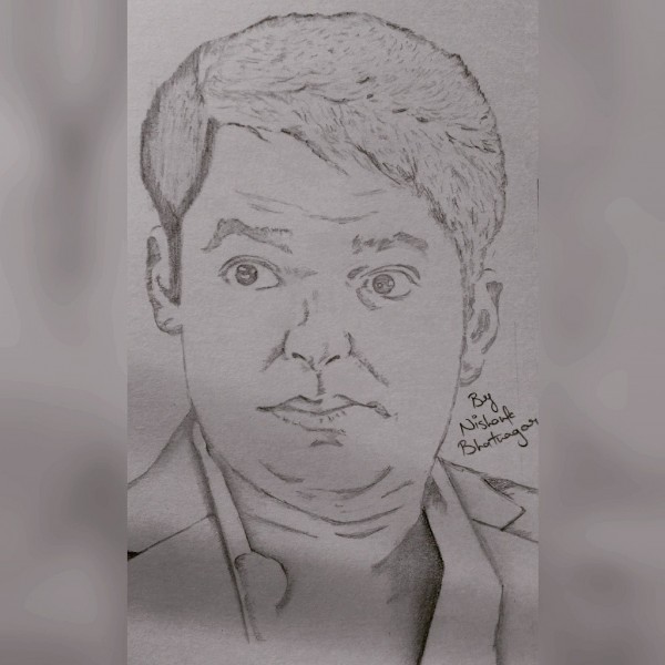 Pencil Sketch Of Kapil Sharma - DesiPainters.com