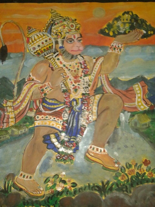 Lord  hanuman Ji - DesiPainters.com