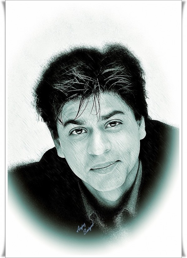 Digital Painting Of Shahrukh Khan