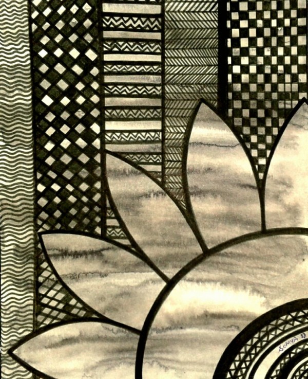 Ink Painting Made By Somya Burman