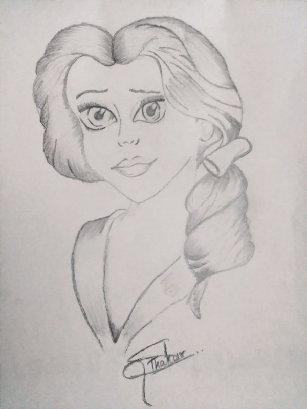 Pencil Sketch made by Shreya Thakur - DesiPainters.com