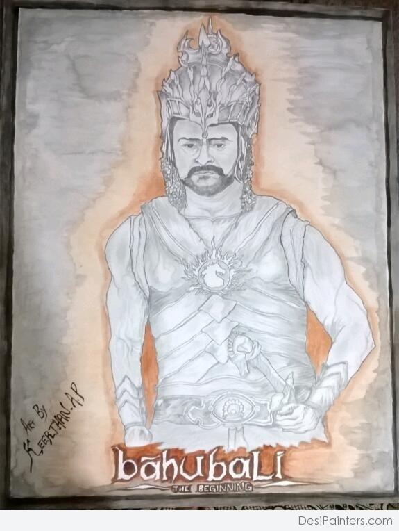 Rahul as Amarendra Bahubali Loving the colors. I've recorded this one so  expect a video very soon Drawing Kiri and Me in different cospl... |  Instagram