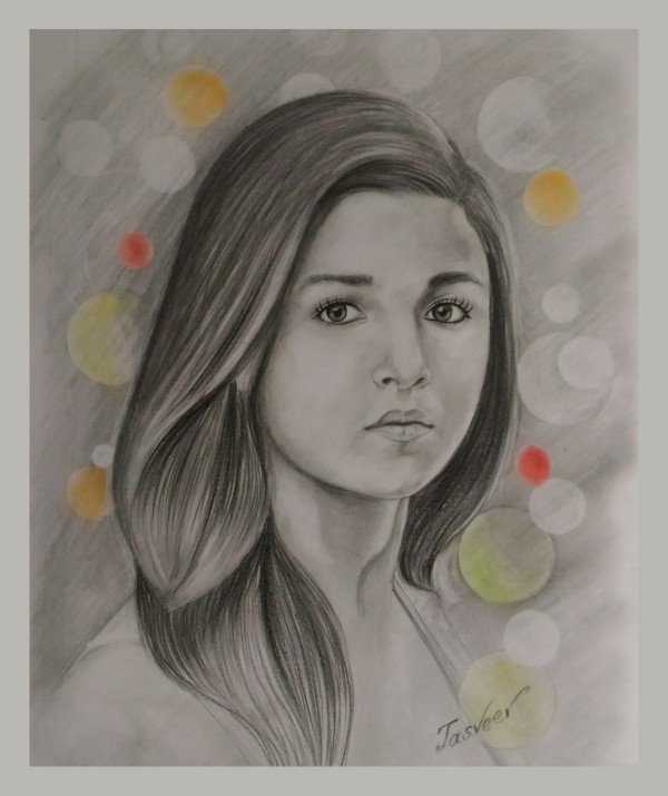 Pencil Sketch Of Alia Bhatt