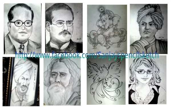 Pencil Sketch by Sanjay Kumar - DesiPainters.com