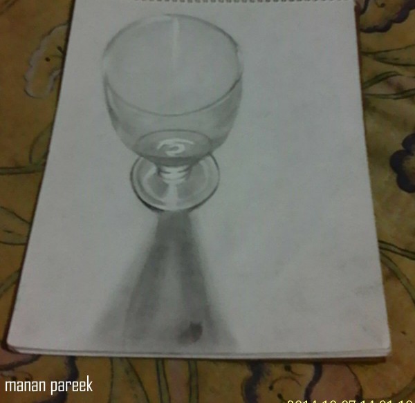 REALISTIC 3D GLASS by Manan Pareek - DesiPainters.com