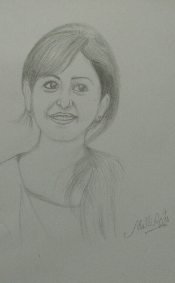 Pencil Sketch of Rakul Preet Singh