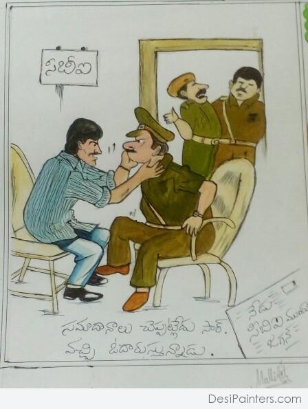 Funny Cartoon by Malli 