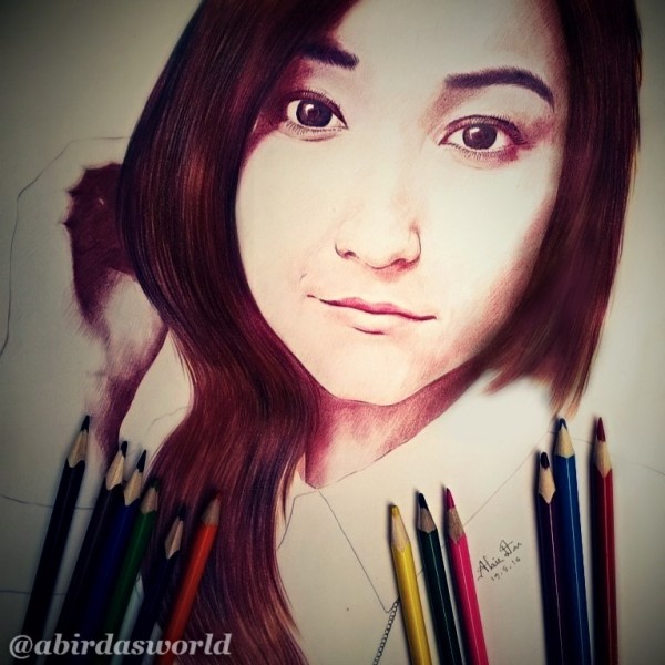 Color Pencil Sketch by Abir Das