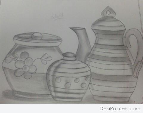 Object Drawing by Malli - DesiPainters.com