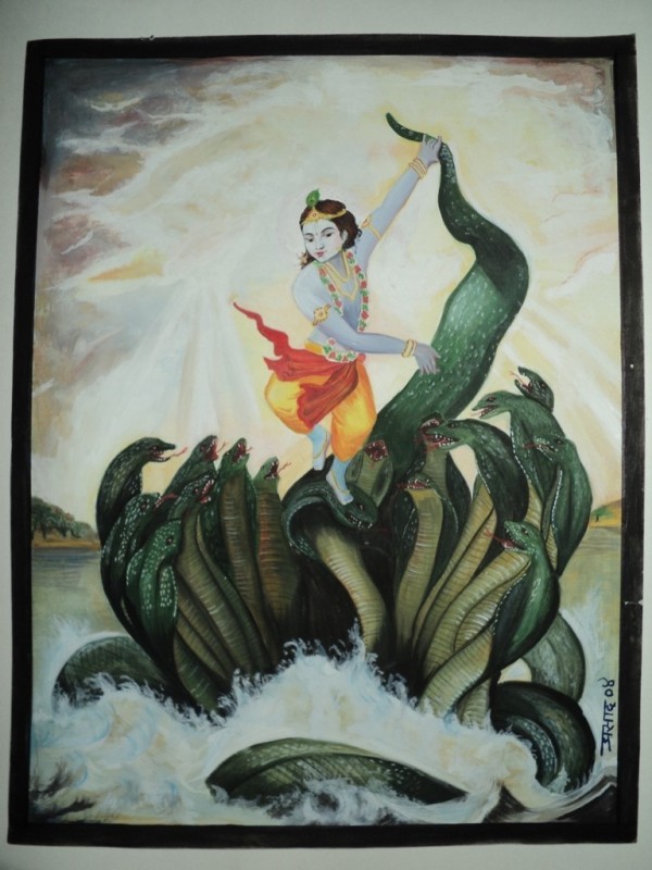 Kaliya Mardan by Prasad Joshi - DesiPainters.com