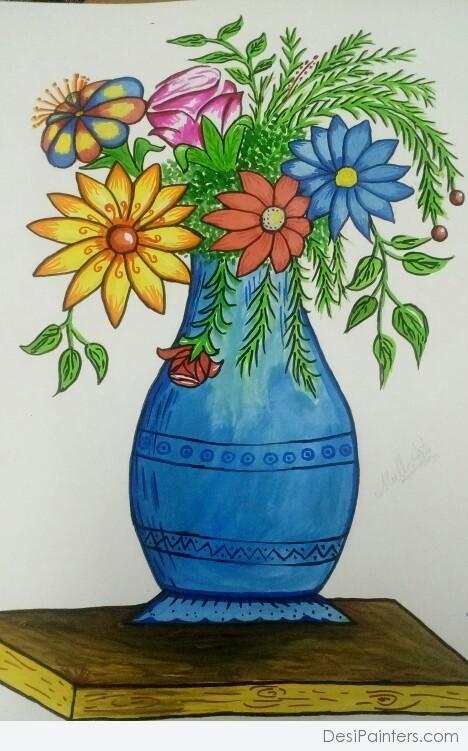 Beautiful Flower Vase by Malli