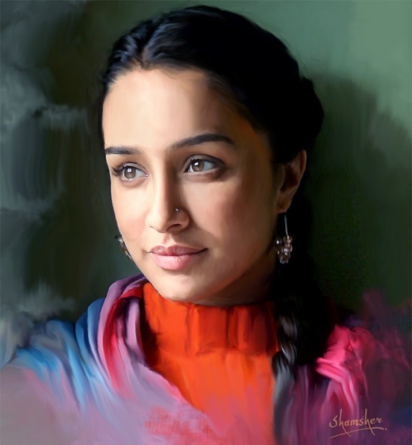 Sharadhha Kapoor by Shamsher Singh - DesiPainters.com