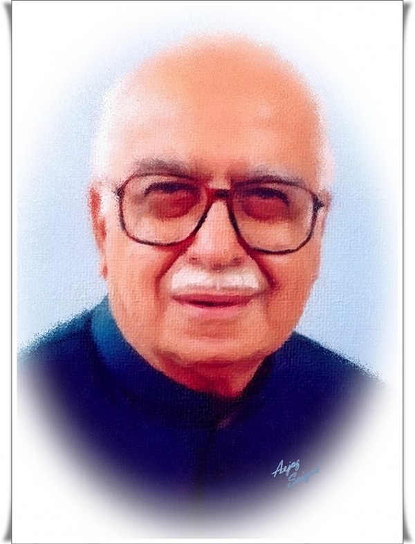 L.K.Advani Digital Painting