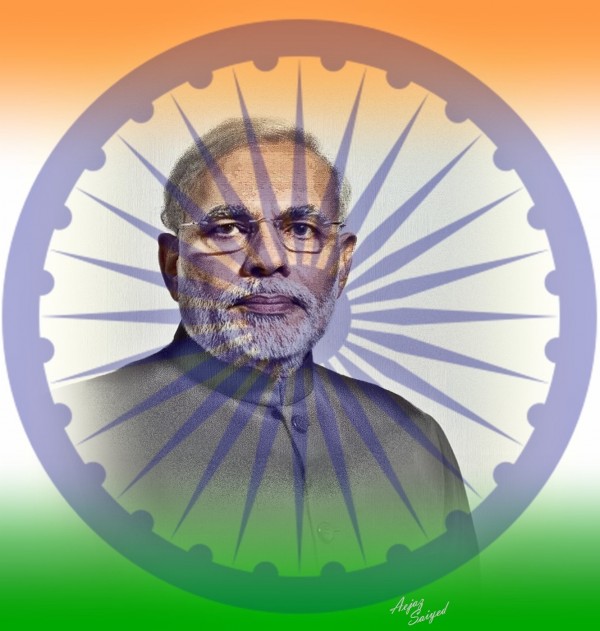 Narendra Modi by Aejaz Saiyed - DesiPainters.com