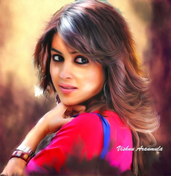 Actress Genelia D'Souza by Vishnu Aranmula