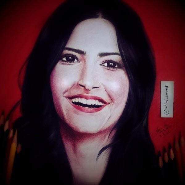 Oil Painting of Sonam Kapoor - DesiPainters.com