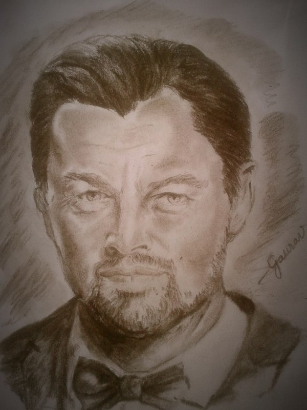 Leonardo DiCaprio Pencil Sketch - DesiPainters.com