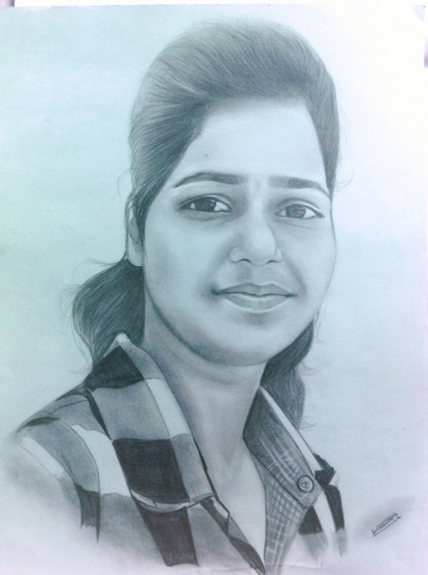 Pencil Sketch by Shubham Maurya - DesiPainters.com