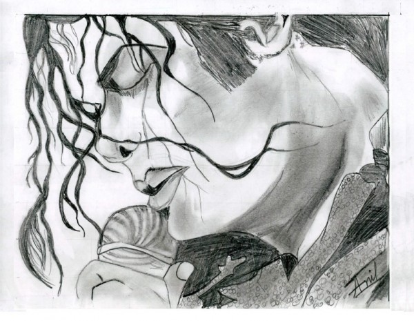 Michael Jackson Pencil Sketch