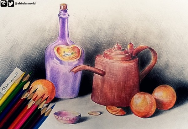 Pencil Color Art - DesiPainters.com