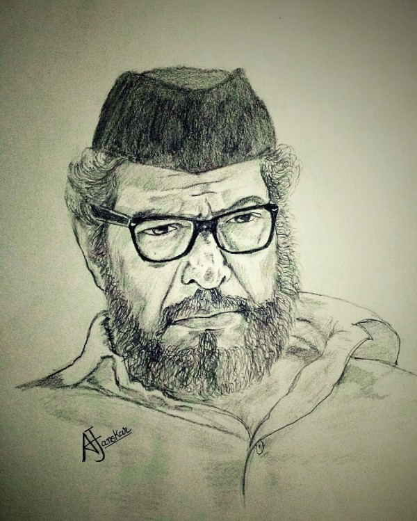 Nana Patekar Pencil Sketch - DesiPainters.com