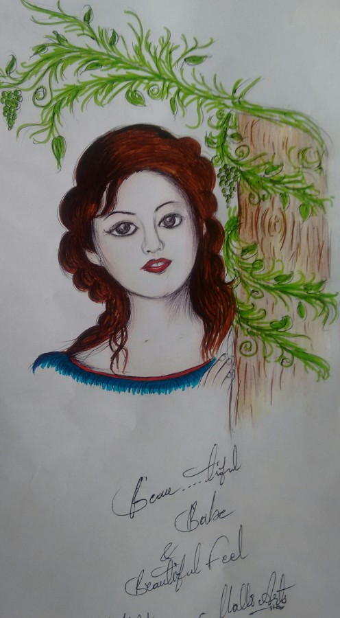 Crayon Painting By Malli