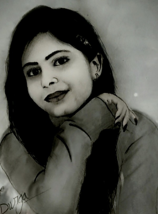 Beautiful Girl Pencil Sketch