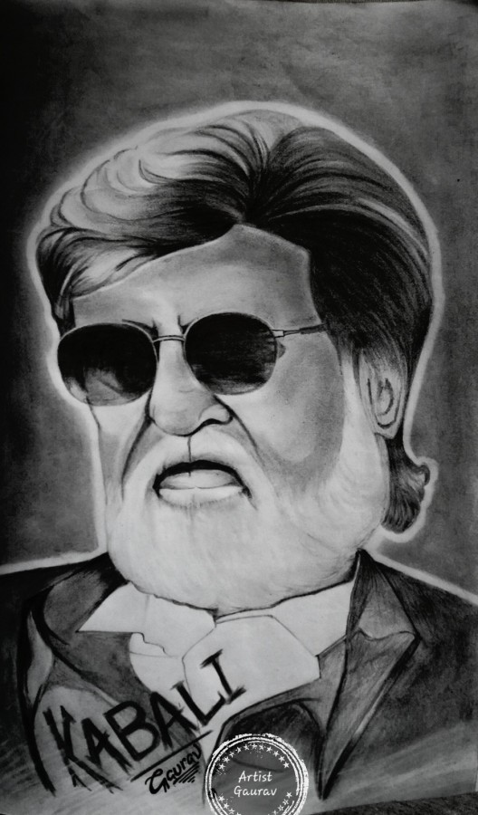 Rajnikant In Kabali Look - DesiPainters.com