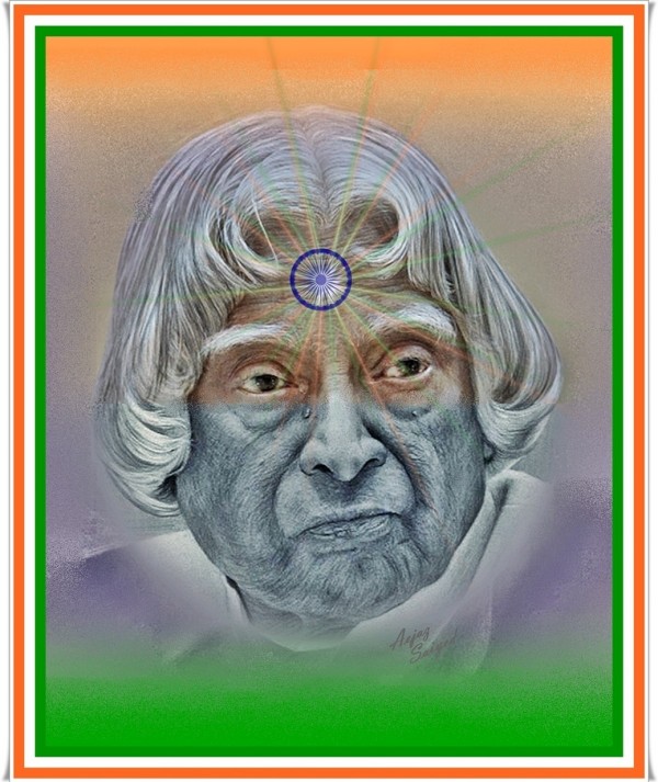 APJ Abdul Kalam Digital Painting