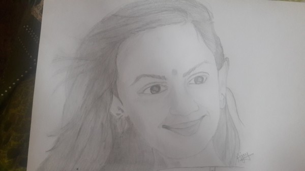 Ketaki Mategoankar Pencil Sketch