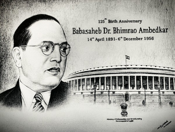 Digital Painting Of Babasaheb Dr.B.R. Ambedkar