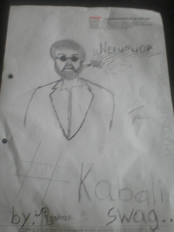 Kabali Drawing Art By Roshan