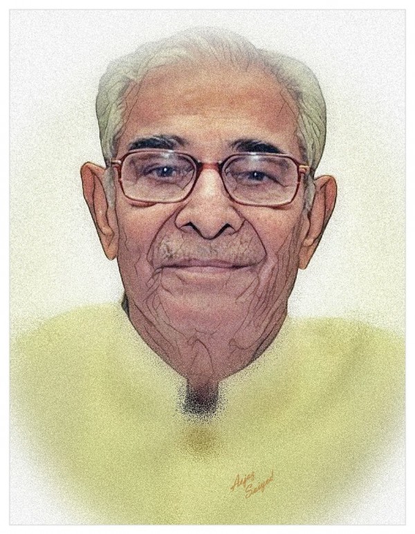 Honorable Omprakash Kohli Digital Painting