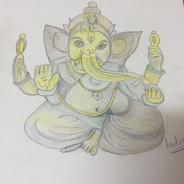 Amazing Art Of Lord Ganesha - DesiPainters.com