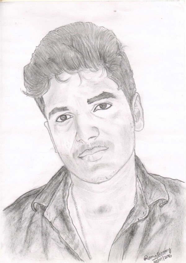 Awesome Pencil Sketch By Ramaswamy