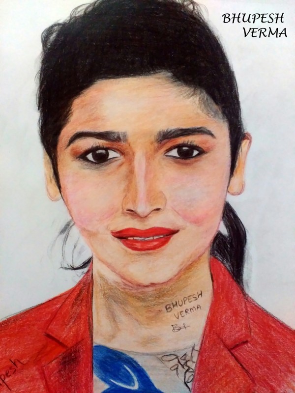 Pencil Sketch Of Aliaa Bhatt