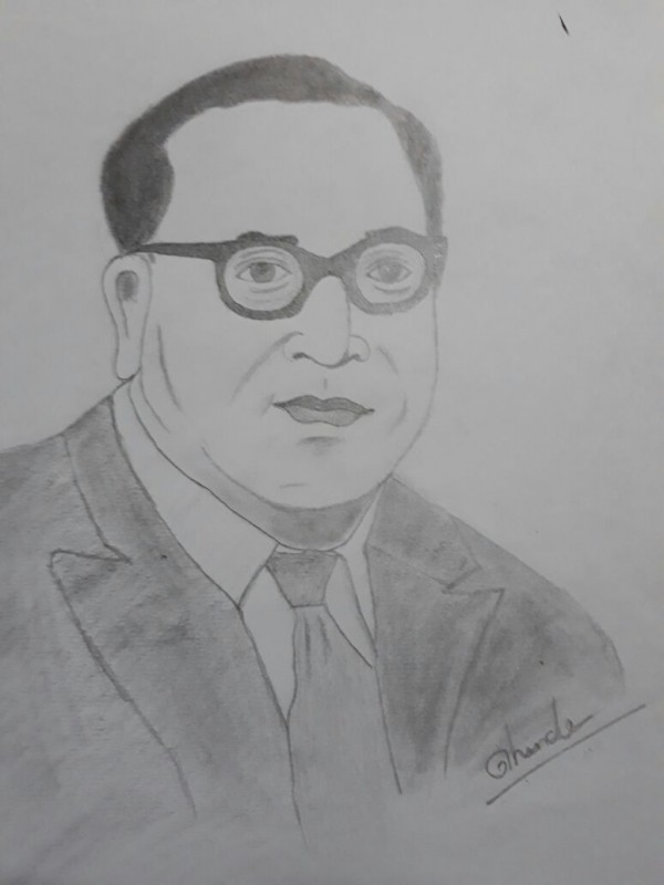 Pencil Sketch Of Dr. B.R.Ambedkar