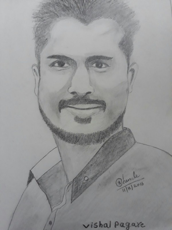 Great Pencil Sketch By Sudhir Dhende - DesiPainters.com