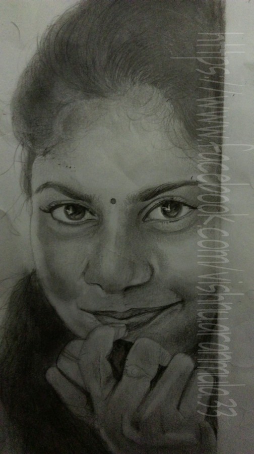 Pencil Sketch Of Actress Sai Pallavi