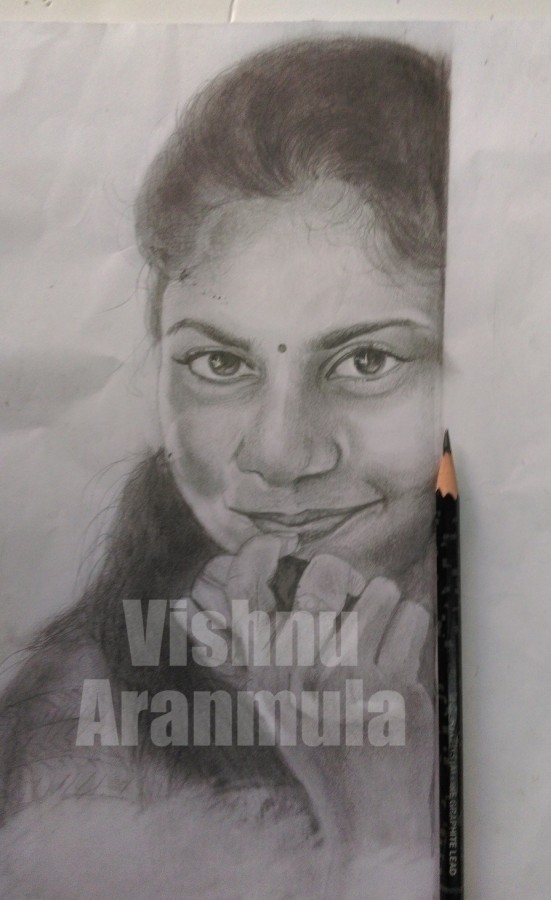Pencil Sketch Of Actress Sai Pallavi - DesiPainters.com