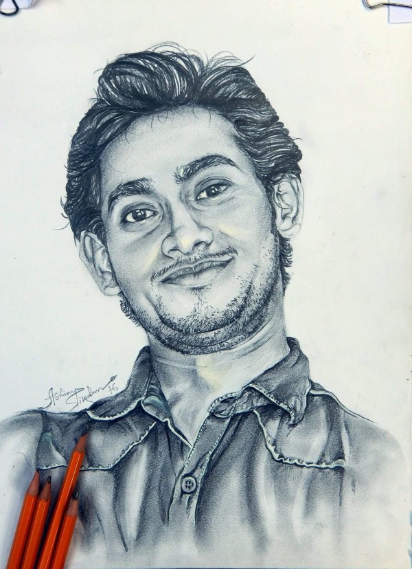 Pencil Sketch Of Abhirup Sikdar