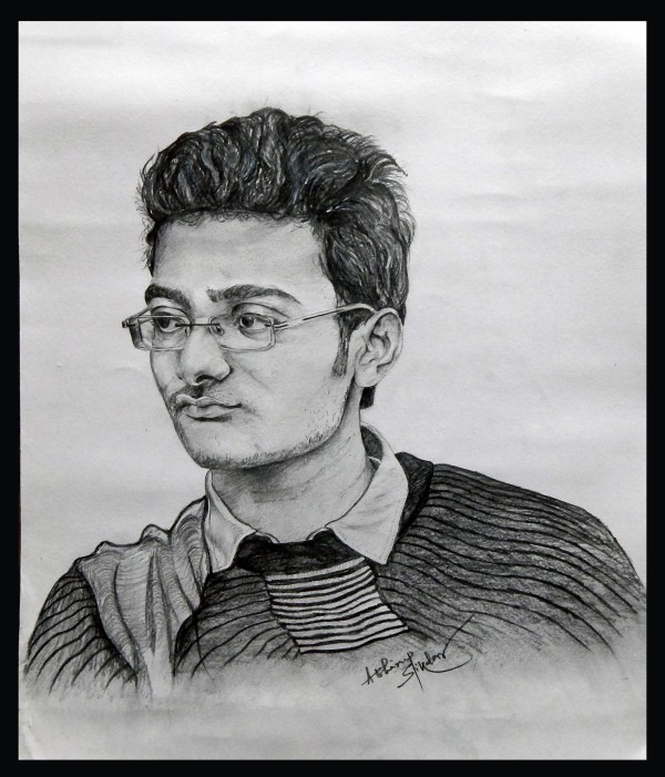 Portrait Of Debjit Basak - DesiPainters.com