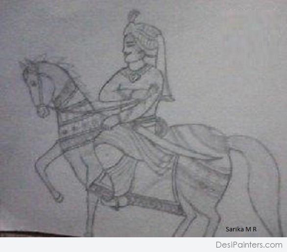 Pencil Sketch Of Prince - DesiPainters.com